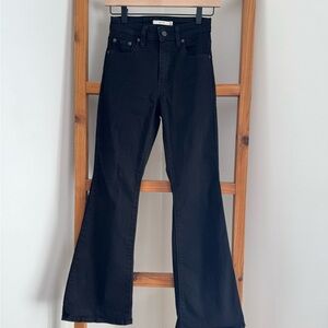 Levi's Black Wide Leg Jeans